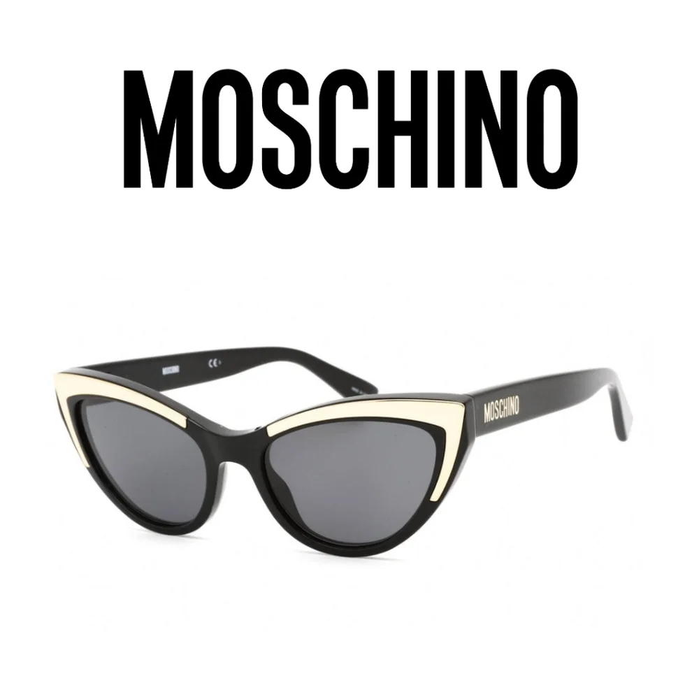 Moschino MOS094/S Sunglasses Color: Black/Grey Color Code: 807/R